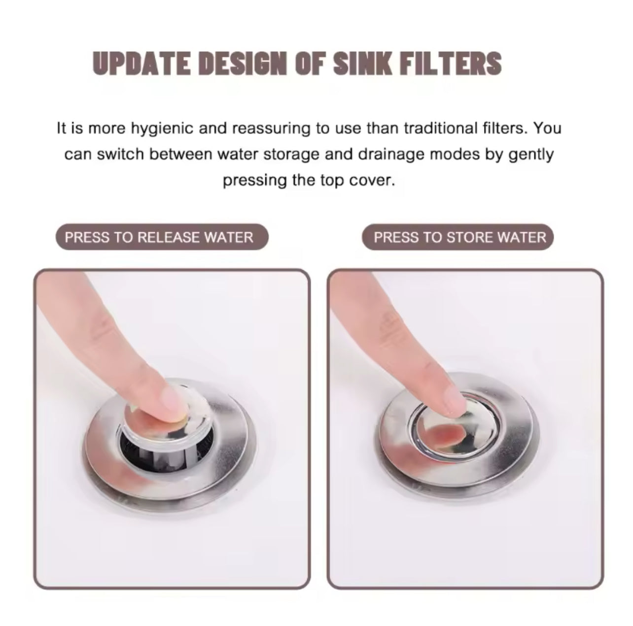 HAIR CATCHING SINK DRAIN